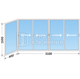Установка остекления AL-397